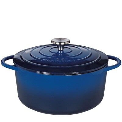 Küchenprofi - Casseruola rotonda 26 cm blu