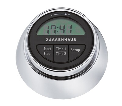 Timer da Cucina Digitale Cromo 7 cm Speed - Zassenhaus