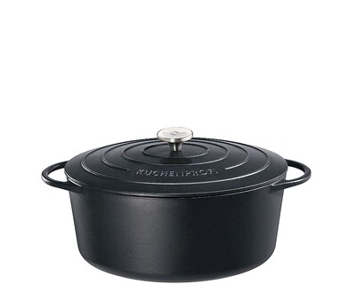 Küchenprofi - Casseruola ovale 33 cm nero