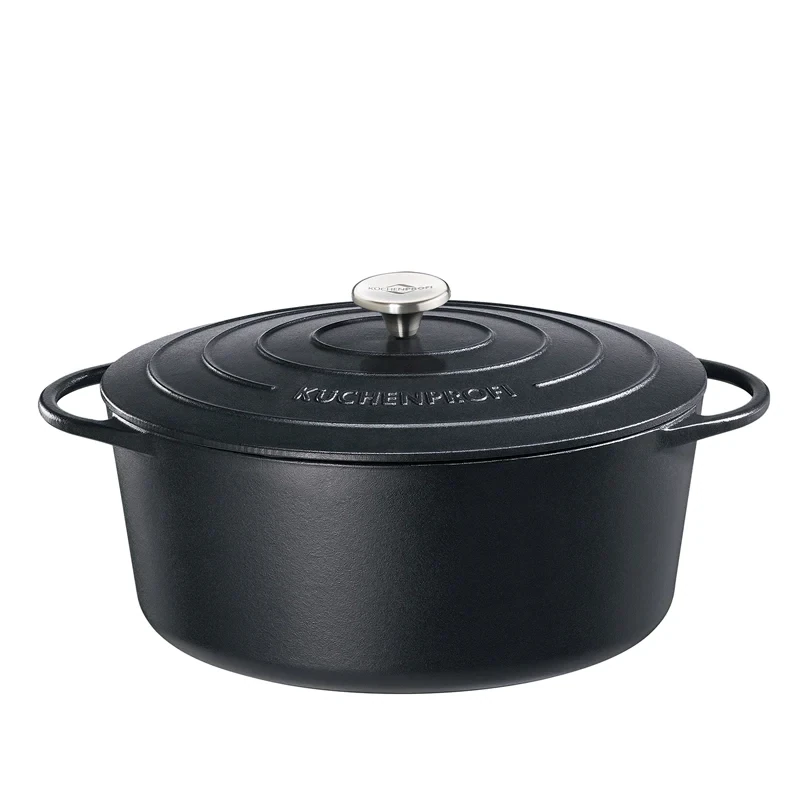 Küchenprofi - Casseruola ovale 40 cm nero