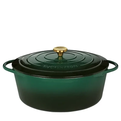Küchenprofi - Casseruola ovale 35 cm verde