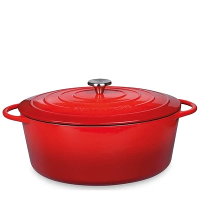 Küchenprofi - Casseruola ovale 35 cm rosso