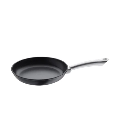 Küchenprofi - Padella con manico in acciaio inox nero 20 cm