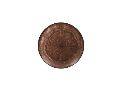 Piatto coup 21cm Fusion Woodart Marrone Scuro - Rak