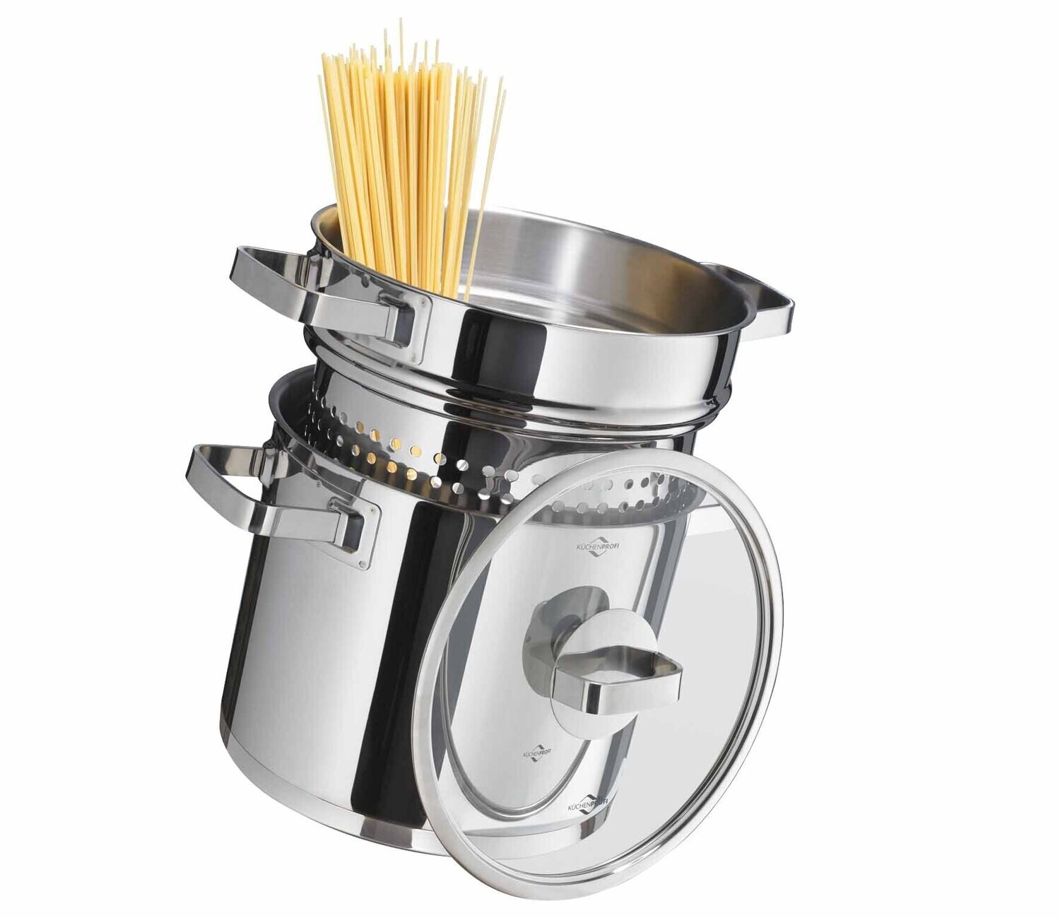 Küchenprofi - Kochtopf mit Pastaeinsatz 23 cm