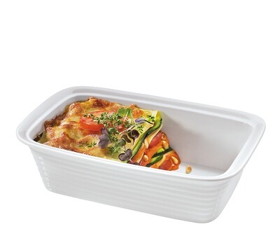Küchenprofi - Pirofila per lasagna porcellana 24 x 15 x 6,5 cm
