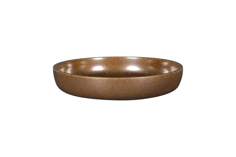 Teller tief 24cm Rakstone Ease rust brown - Rak