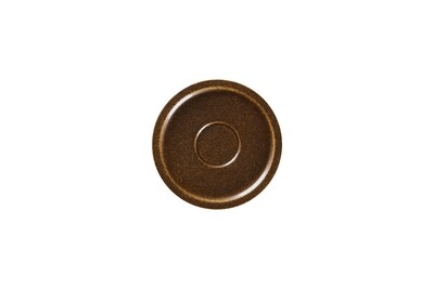 Piattino caffè 16,3 cm Rakstone rust brown - Rak