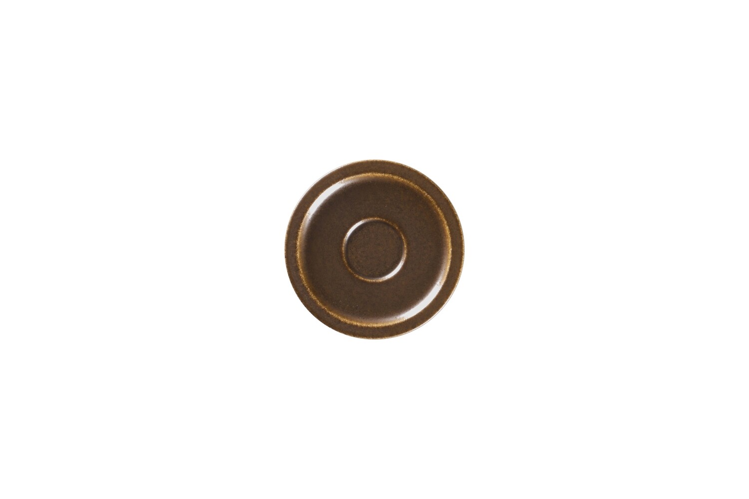 Piattino espresso 12,5 cm Rakstone rust brown - Rak