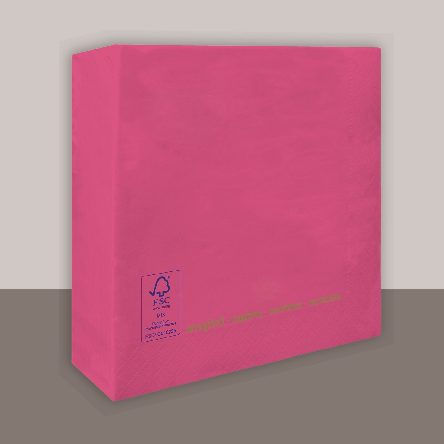 Tovagliolo Ortensia 2 veli 25x25 cm - Tirolix