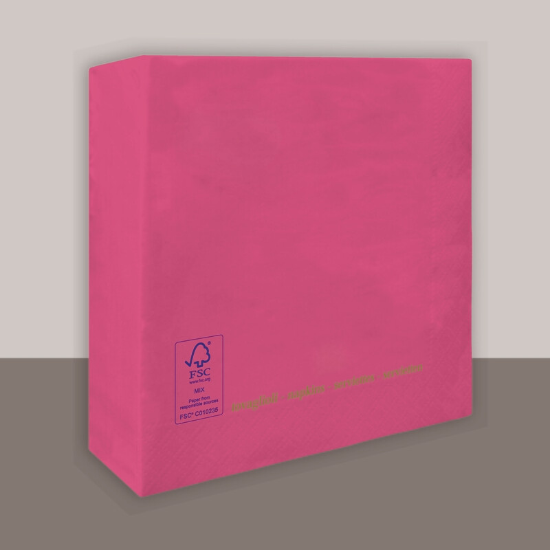 Tovagliolo Ortensia 2 veli 25x25 cm - Tirolix
