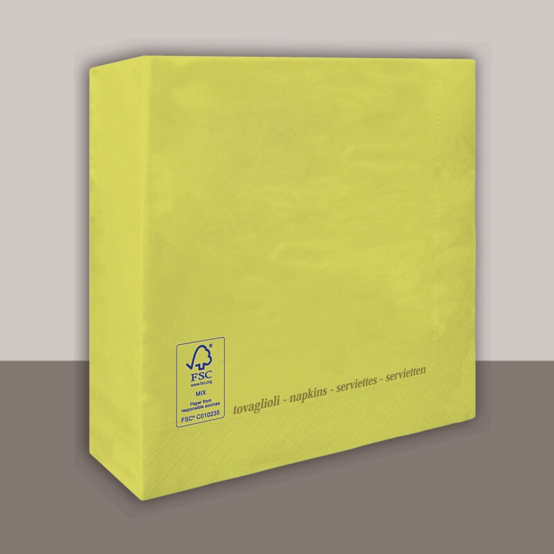 Tovagliolo Bambù 2 veli 25x25 cm - Tirolix