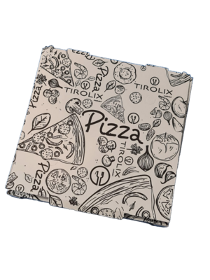 Cartone pizza 32,5 x 32,5 x 3 cm - Tirolix