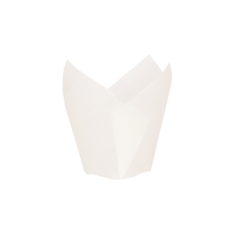 Firstpack - Pirottino di carta per buffin bianco 15 x 15 x 4,5 cm