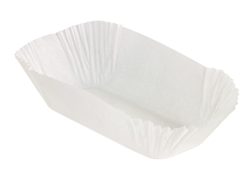 Firstpack - Pirottino in carta da forno bianco 27 x 18,5 cm