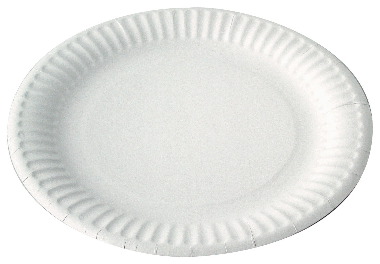 Firstpack - Piatto in cartone bianco 23 cm