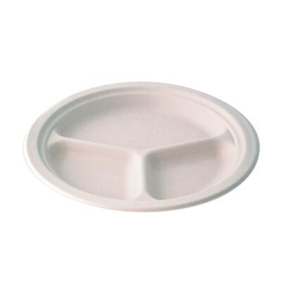 Firstpack - Piatto rotondo con 3 scomparti 26,2 cm