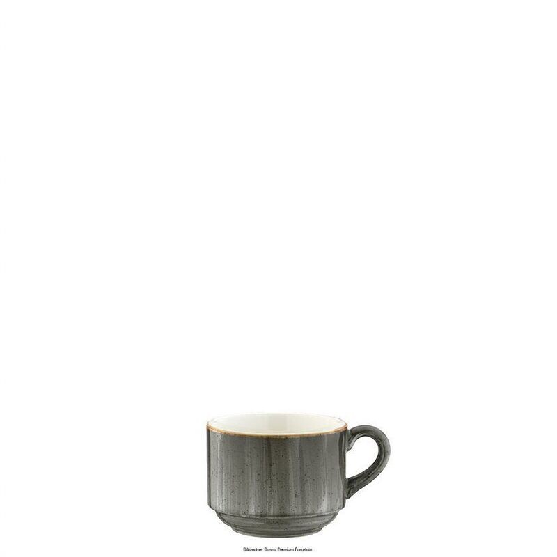 Tazza per caffè impilabile 0,21l Aura Space Banquet - Bonna