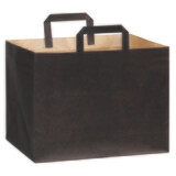 Firstpack - Sacchetto Nero con Manici 32x22x24 cm