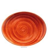 Piatto ovale 31x24 cm Aura Terracotta Moove - Bonna