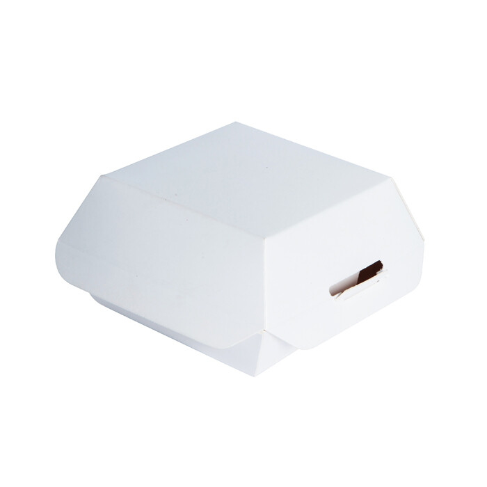 Firstpack - Mini weiße Burgerboxen 7x7x5 cm