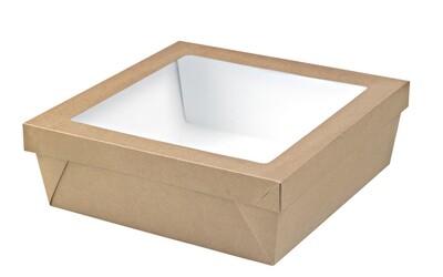 Firstpack- Scatola Marrone con Finestra 2,5x2,5x5 cm