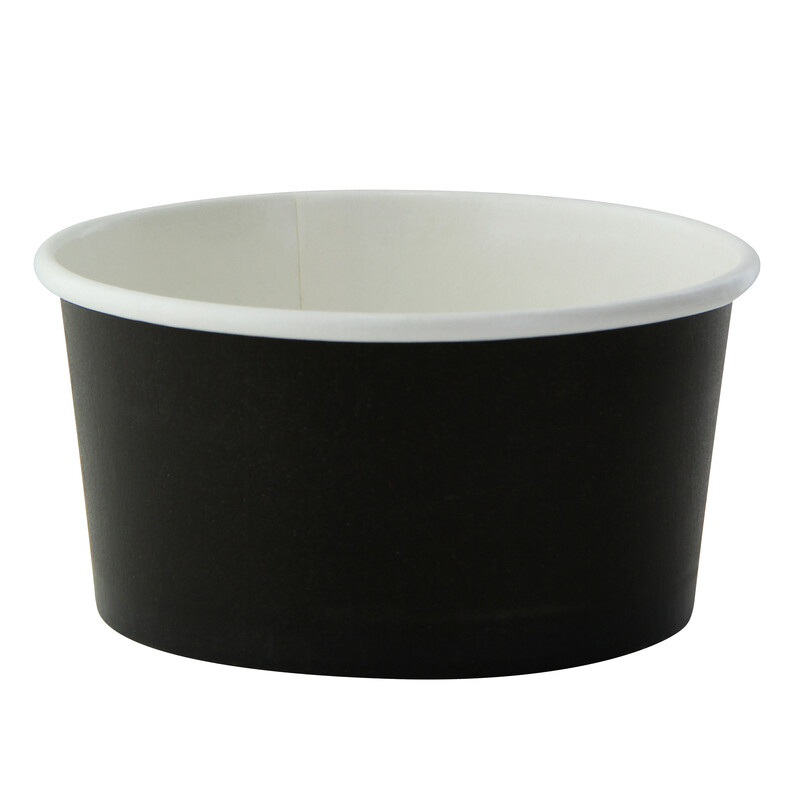 Firstpack - Coppa per gelato nera 200 ml