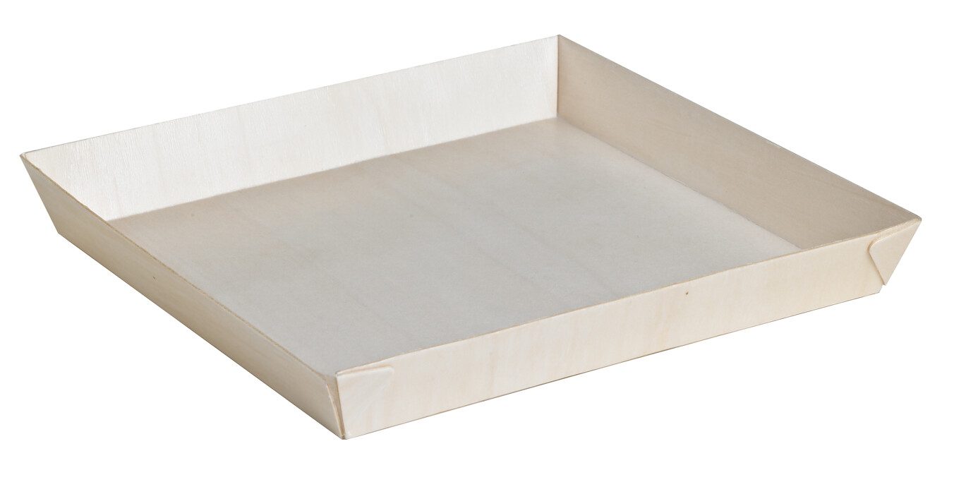 Firstpack - SAMURAI quadratische Holz Teller 23x23x2,5 cm