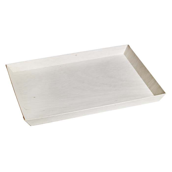 Firstpack - Vassoio di Legno Rettagolare  27,4x38x3 cm