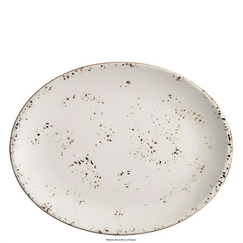 Piatto ovale 31x24 cm Grain Moove - Bonna