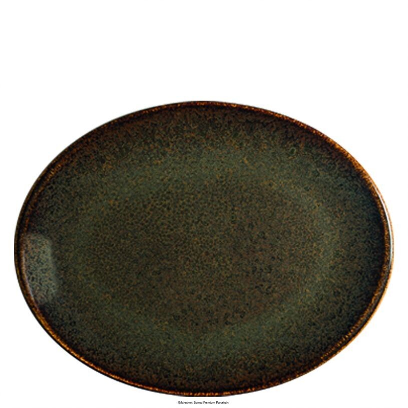 Platte oval 31x24 cm Ore Tierra Moove - Bonna