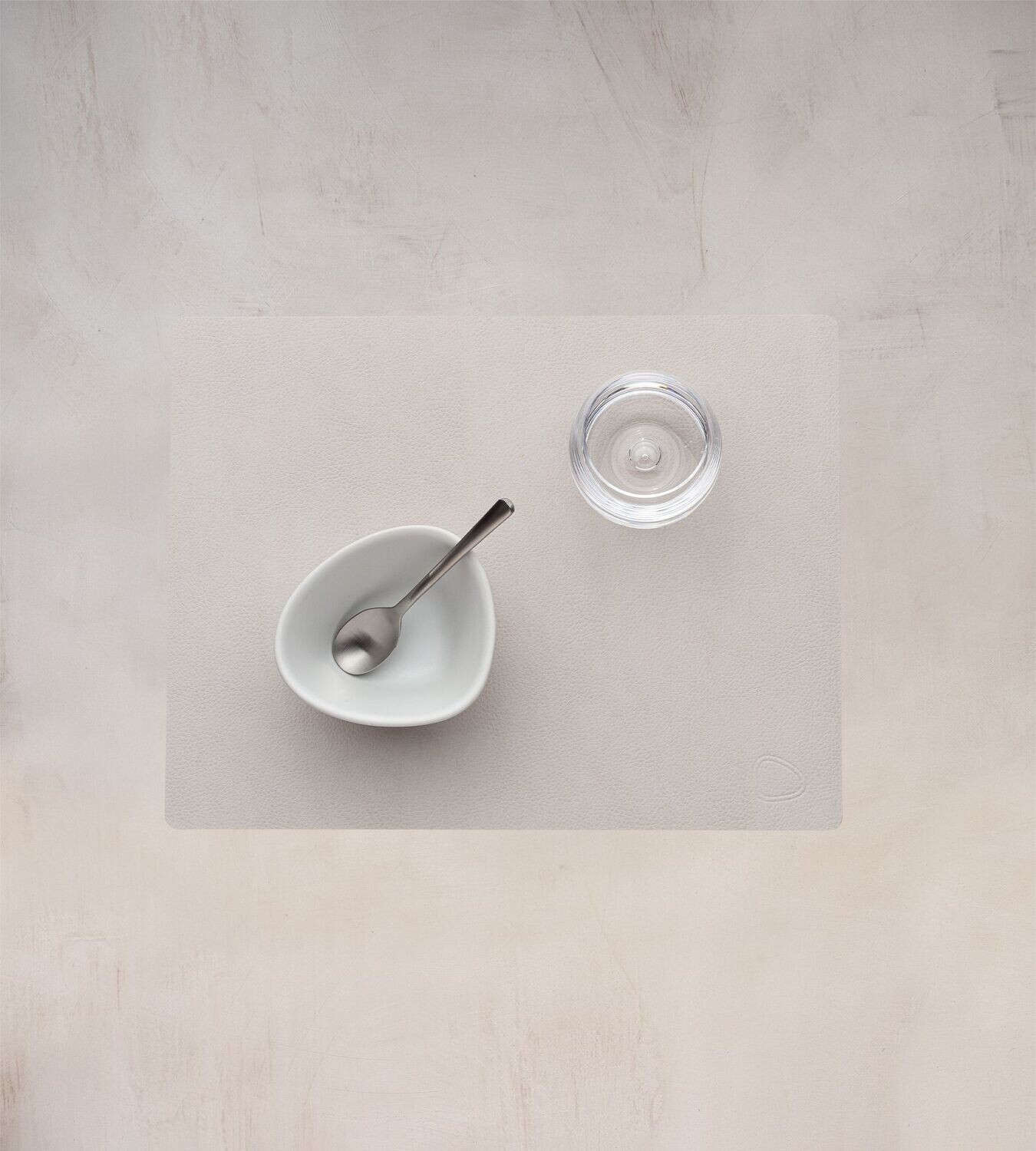 Lind DNA - Tovaglietta Serene Square cream 26,5x34,5 cm