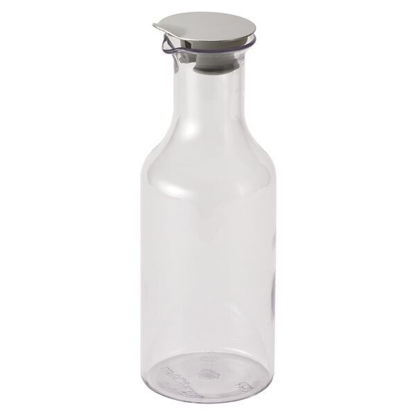 Frilich - Nachschubbehälter Kunststoff- karaffe 1,2 Liter mit Edelstahldeckel Connect&amp;Carafine