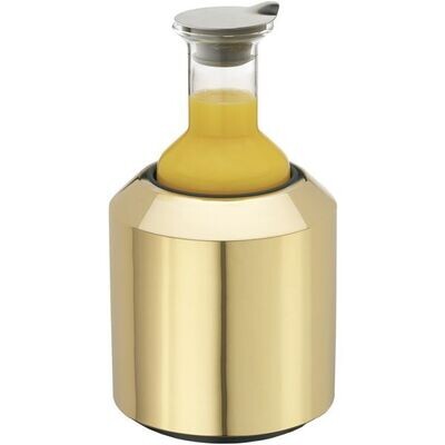 Frilich - Caraffa di Vetro 1,2 l con Supporto Raffreddato Carafine