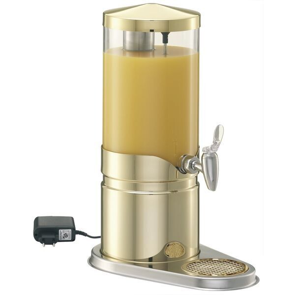 Frilich - Dispenser per Succo Elettrico Oro in Acciaio Inox 5 l Unison