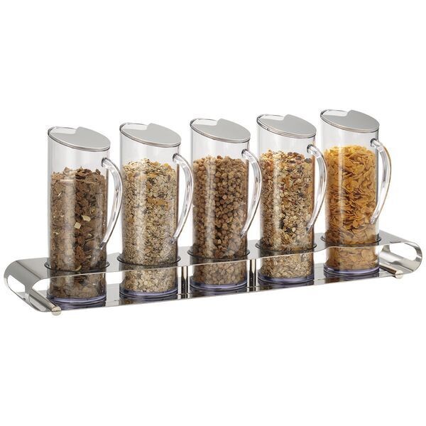 Frilich - Cinque contenitori per muesli 1,5 l Unison
