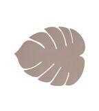 Lind DNA - ​Tischset Monstera Leaf Nupo clay brown 22x26 cm