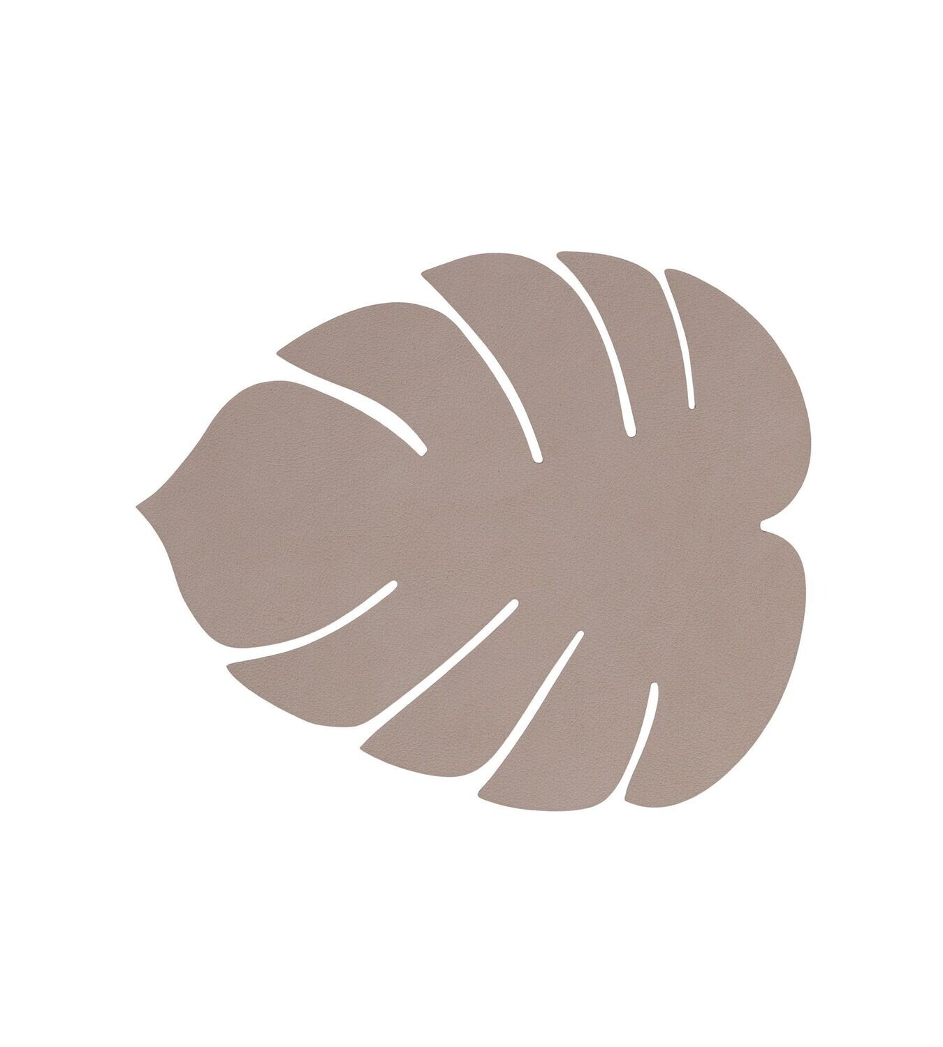 Lind DNA - Tovaglietta Monstera Leaf Nupo clay brown 22x26 cm