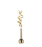 Lind DNA - Vase Silhouette 24K Gold Plated Steel 4,2x12,0 cm