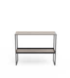 Lind DNA - Tavolino Bull warm grey/Steel black 29x78x62 cm