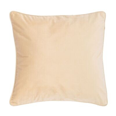 Cuscino morbido in velluto 45 x 45 cm Sabbia - Tirolix