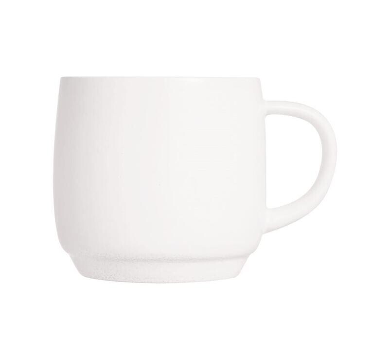 Tazza caffè 9 cl Arcoroc Intensity Baril in vetro temperato senza piatto per uso horeca professionale
