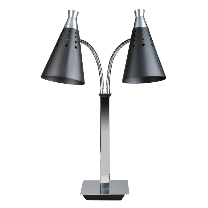 Yegam - Lampada riscaldante doppia nera 230V T-Collection