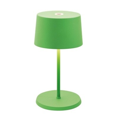 Olivia Mini Lampada da Tavolo Verde mela - Zafferano