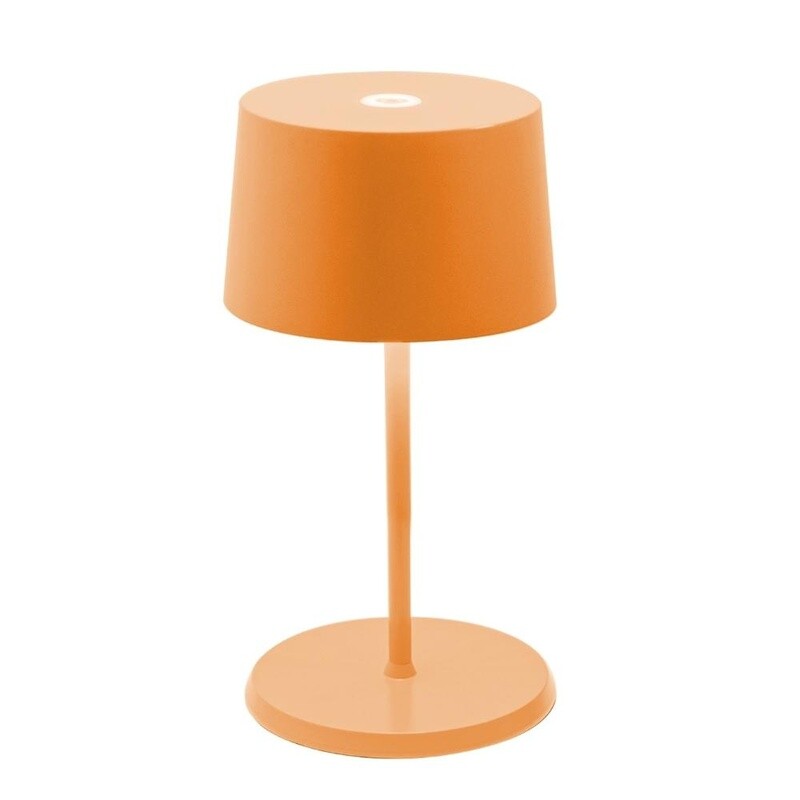 Olivia Mini Lampada da Tavolo Arancio - Zafferano