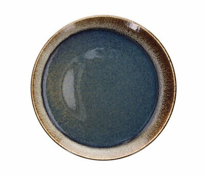 Tognana - Piatto rotondo 30,5 cm Bloom Blue e Brown