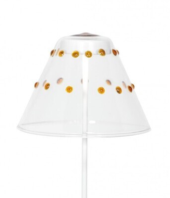 Leuchten-Schirm aus Glas für Swap 25 Amber - Zafferano