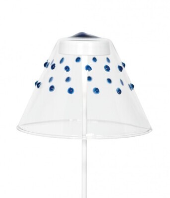 Leuchten-Schirm aus Glas für Swap 25 Blau - Zafferano