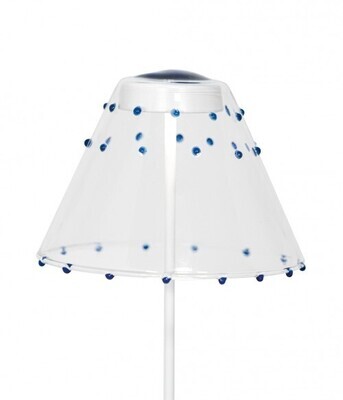 Leuchten-Schirm aus Glas für Swap 41 Blau - Zafferano