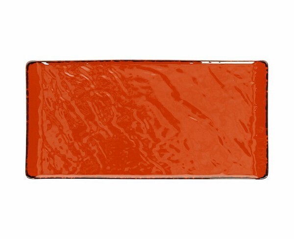 Tognana - Piatto rettangolare 30 x 15 cm Vulcania Veggie Orange